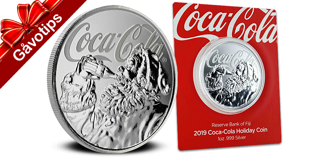 Officiellt Coca-Cola silvermynt 