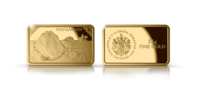 1 pound, Sveriges Kulturarv, Hovgården, 2,5 g, guld 24 k 