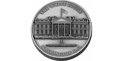 2024 $2 White House silvermynt