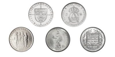 5 kr jubileumsset 1935-1966 