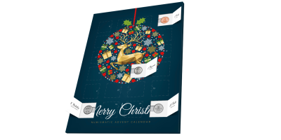 Advent coin calender