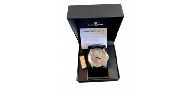 Armbandsur med Morgan Dollar silvermynt