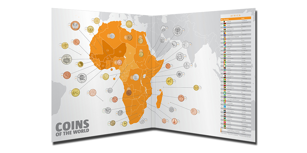 43 mynt från den afrikanska kontinenten 43 mynt från den afrikanska kontinenten