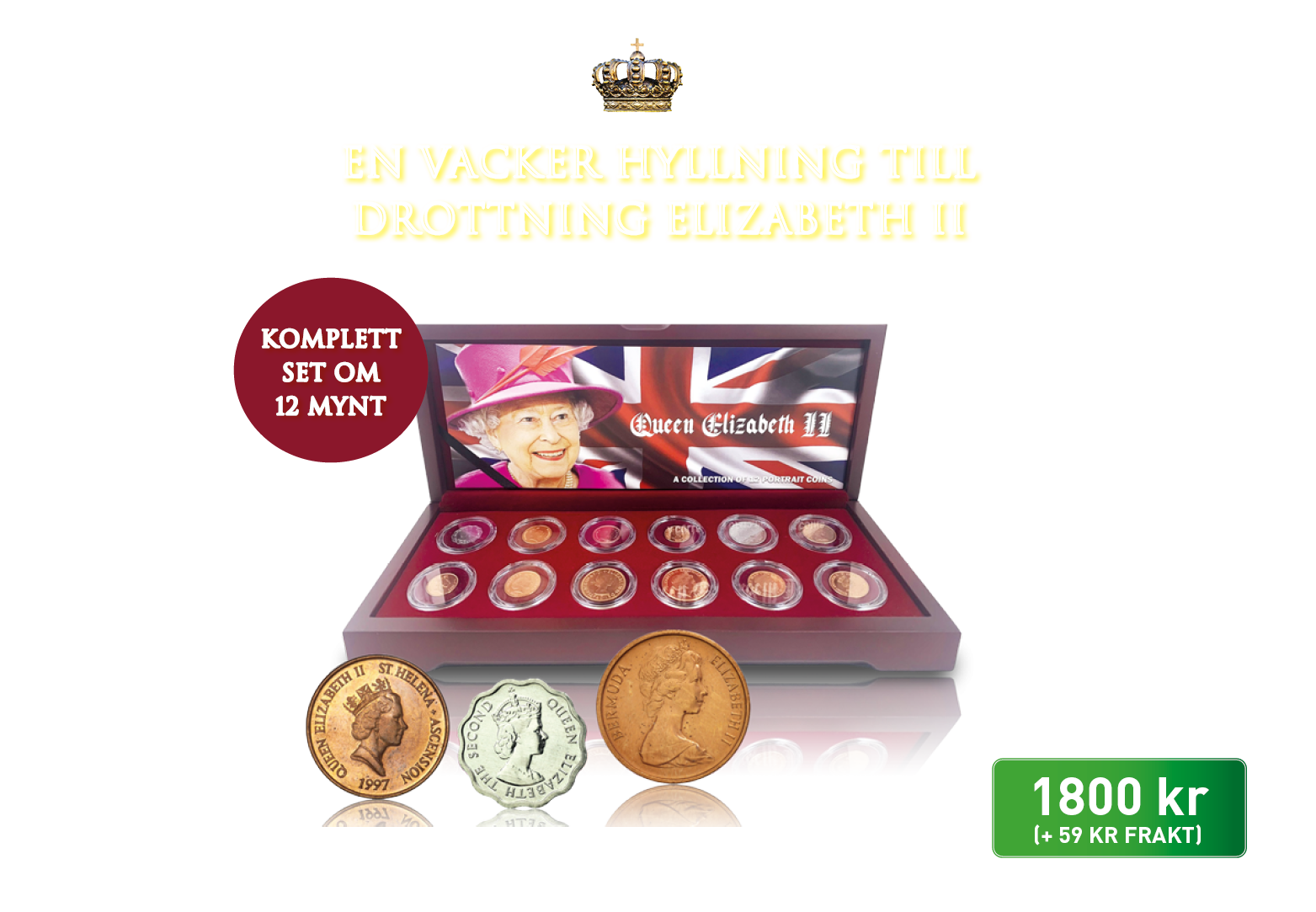 Queen Elizabeth II - 12 portraits 