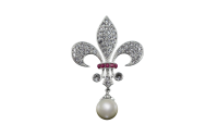   brosch i silver