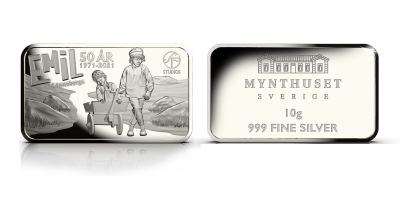 Emil 50år på film - Emil & Ida 10 grams silvertacka 