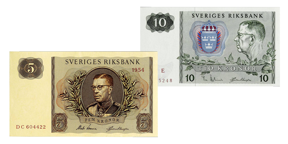Gustav Vi sedelset Gustav Vi sedelset