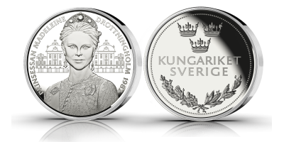 H.K.H Prinsessan Madeleine - silvermedalj 