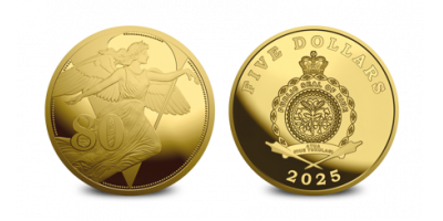 Liberation 80 years 1/10 oz Gold coin 