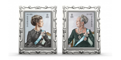 Margrethe II 1972-2022 frimärkssetet