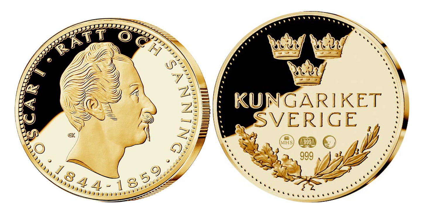 Oscar_I_Au_guldmedalj Oscar_I_Au_guldmedalj