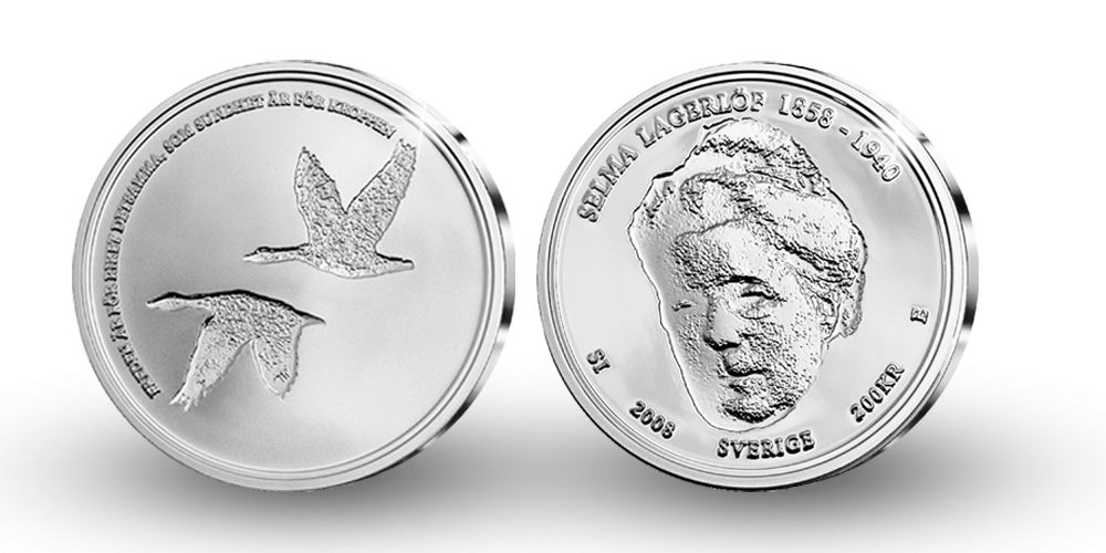 Handplockat jubileumsset för att hedra Selma Lagerlöf Handplockat jubileumsset för att hedra Selma Lagerlöf