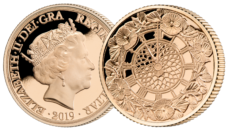 Jubileumsmynt i 22 karat guld Jubileumsmynt i 22 karat guld