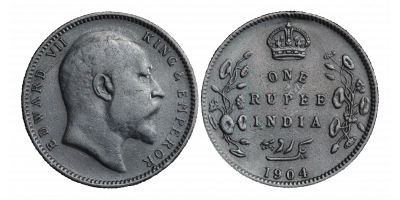 SS Cairo Edward VII 1 Rupee 1903-1910