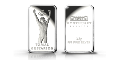 Tomas Gustafson - 2,5 gram silvertacka 