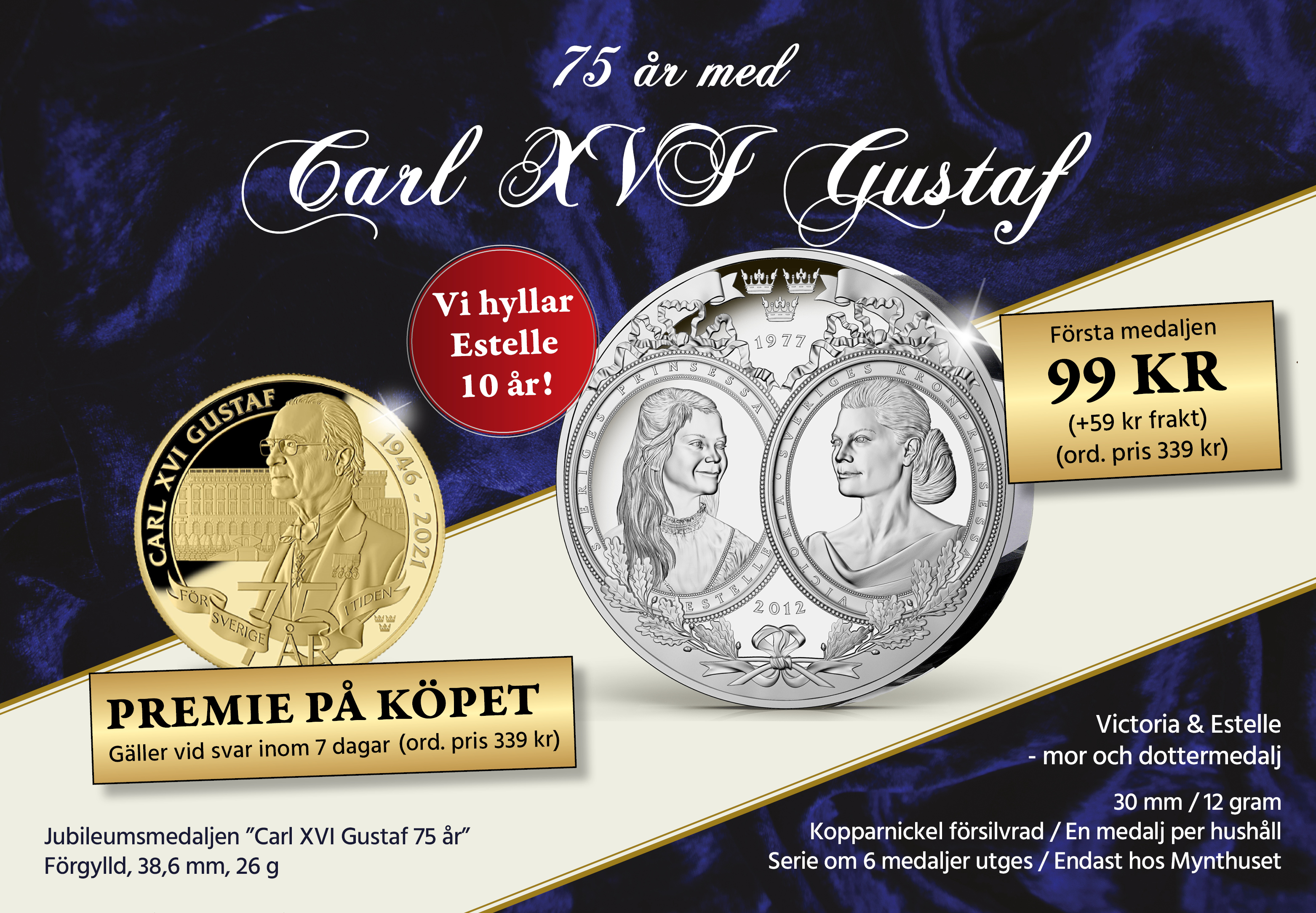 75 år med Carl XVI Gustaf 